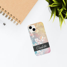 Gritty Bloom Grunge Aangepaste Telefoonhoes Case-Mate iPhone 14 Hoesje