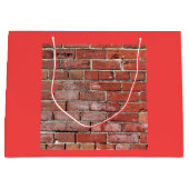 Gritty Chalky Brick Wall Groot Cadeauzakje (Voorkant)