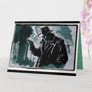 Gritty City Urban Detective 1940s Vintage Stijl Kaart