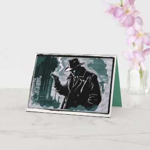 Gritty City Urban Detective 1940s Vintage Stijl Kaart
