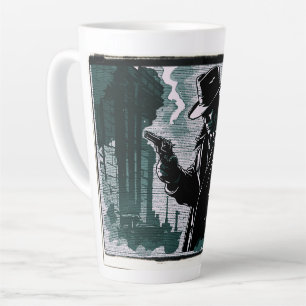 Gritty City Urban Detective 1940s Vintage Stijl Latte Mok