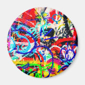 Gritty Crazy Graffiti Magneet (Voorkant)