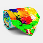 Gritty Crazy Graffiti Stropdas (Opgerold)