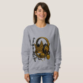 Gritty Glam Hoodie | Trui (Voorkant volledig)