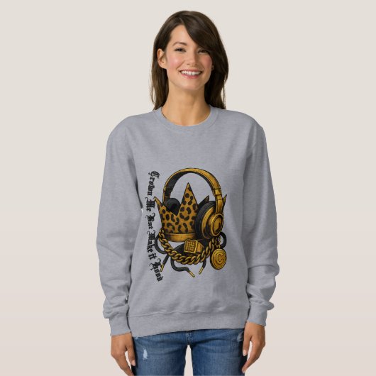 Gritty Glam Hoodie | Trui (Voorkant volledig)