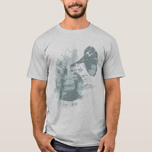 Gritty Gramophone T-shirt (Voorkant)