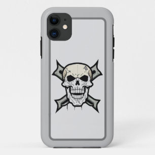 Gritty Graphics: Bold Skull Design Case-Mate iPhone Case