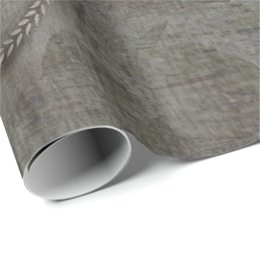 Gritty Grey Gift Wrap van rechter Cadeaupapier (Rol Hoek)