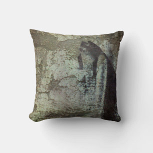 Gritty Grunge Cement Textuur Stijl Kussen