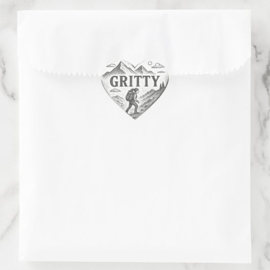 Gritty Hart Sticker (Tas)