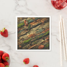 Gritty Herfst Distress Wood & Moss Découpage Serve