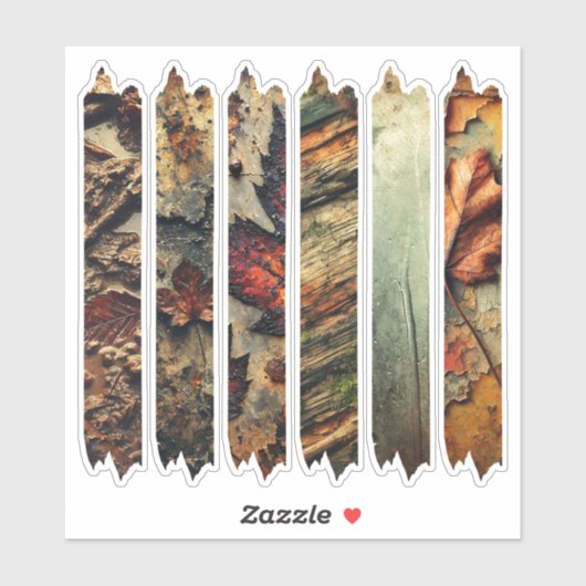 Gritty Herfst Washi Tape Planner Stickers (Vel)