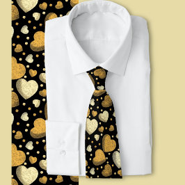 Gritty Love hartigt goud Stropdas