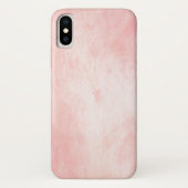 Gritty Pastel Roze Waterverf Case-Mate iPhone Case (Achterkant)