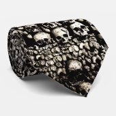 Gritty skulls van het Stropdas van Parijs (Opgerold)