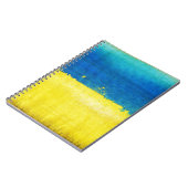 Gritty Ukraine Flag Notitieboek (Linkerzijde)