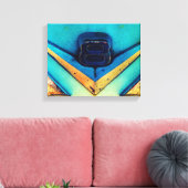 Gritty V8 Grote of Kleine Blokmotor Canvas Afdruk (Insitu (Woonkamer))