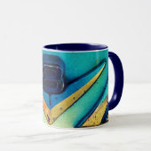 Gritty V8-motoremblem Mok (Voorkant rechts)