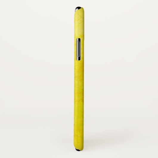 Gritty Yellow Waterverf Case-Mate iPhone Case (Achterkant / rechts)