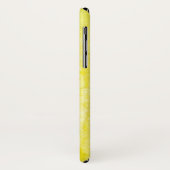 Gritty Yellow Waterverf Case-Mate iPhone Case (Achterkant/links)