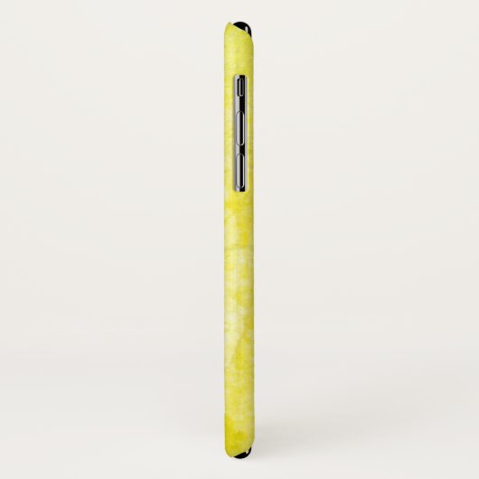 Gritty Yellow Waterverf Case-Mate iPhone Case (Achterkant/links)