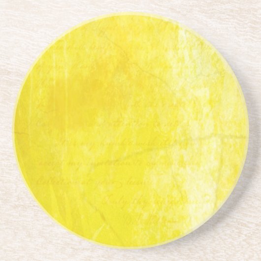 Gritty Yellow Zandsteen Onderzetter (Voorkant)