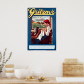 Gritzner Naaimachine Poster (Keuken)