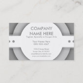 griyscale retro loyaliteitskaart klantenkaartje (Achterkant)