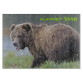 Griz snijbord Hongaars Beer Snijplank (Voorkant)