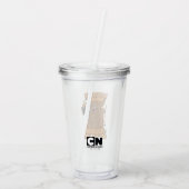 Grizz - Muziek is hoe het klinkt Acryl Drinkbeker (Achterkant)