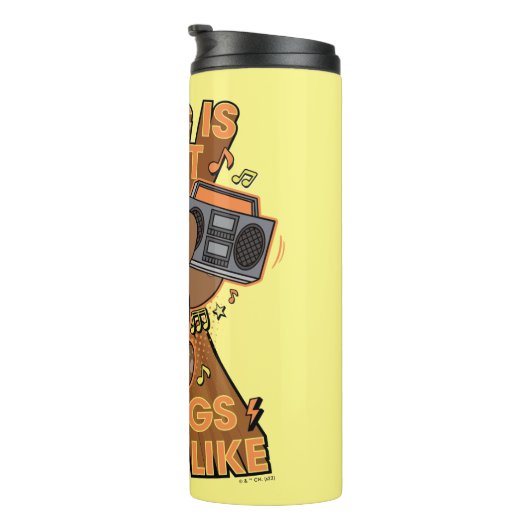 Grizz - Muziek is hoe het klinkt Thermosbeker (Geroteerd rechts)