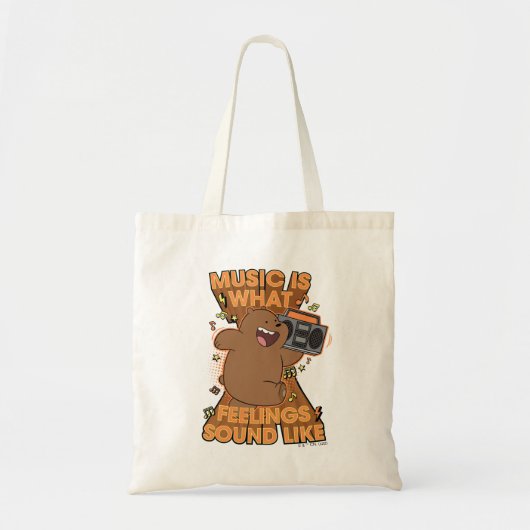 Grizz - Muziek is hoe het klinkt Tote Bag (Voorkant)