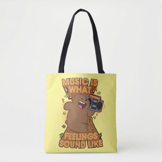 Grizz - Muziek is hoe het klinkt Tote Bag (Voorkant)