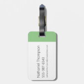 Grizz & Nom Nom - #InternetBeroemd Bagagelabel (Achterkant verticaal)