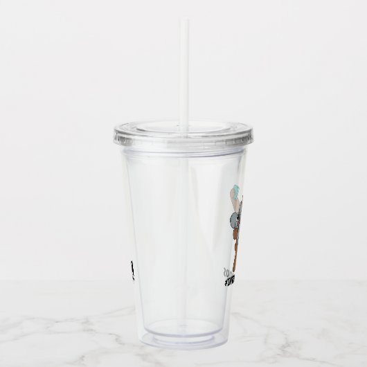 Grizz & Nom Nom - #InternetFamous Acryl Drinkbeker (Rechts)