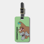 Grizz & Nom Nom - #InternetFamous Bagagelabel (Voorkant verticaal)