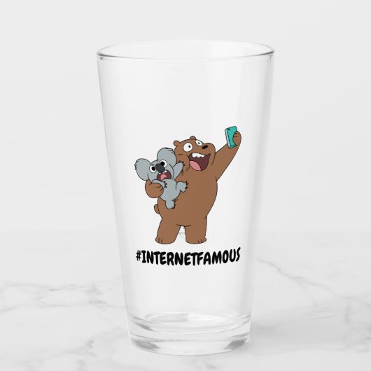 Grizz & Nom Nom - #InternetFamous Glas (Voorkant)