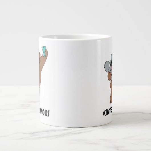 Grizz & Nom Nom - #InternetFamous Grote Koffiekop (Voorkant)