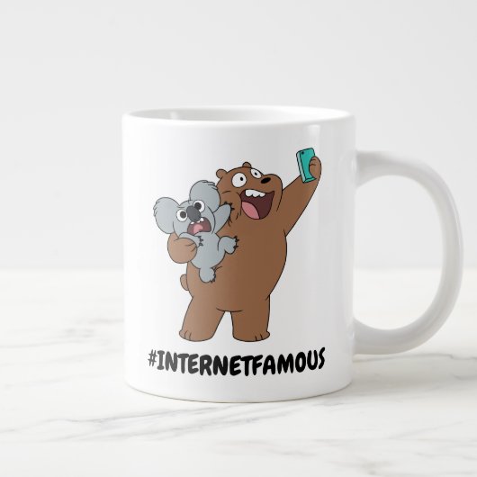Grizz & Nom Nom - #InternetFamous Grote Koffiekop (Rechts)