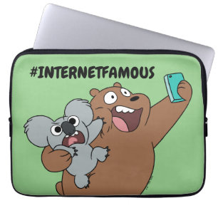 Grizz & Nom Nom - #InternetFamous Laptop Sleeve