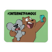 Grizz & Nom Nom - #InternetFamous Magneet (Horizontaal)