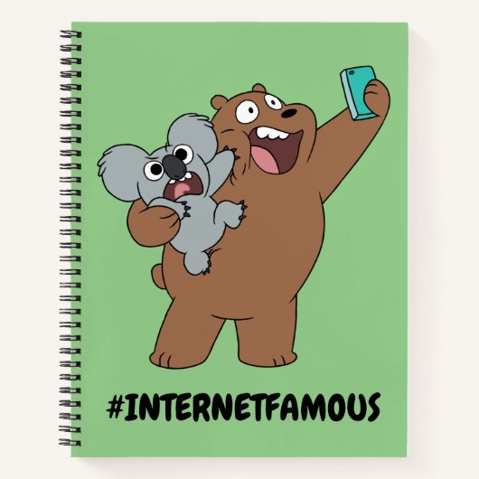 Grizz & Nom Nom - #InternetFamous Notitieboek (Voorkant)