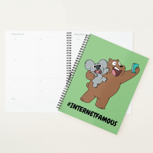 Grizz & Nom Nom - #InternetFamous Planner (Display)