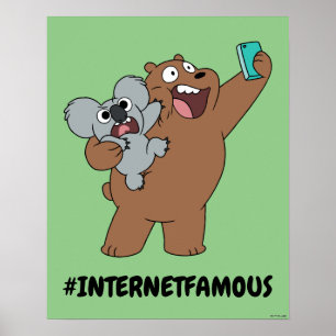 Grizz & Nom Nom - #InternetFamous Poster