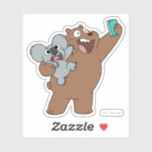 Grizz & Nom Nom - #InternetFamous Sticker (Vel)