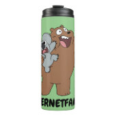 Grizz & Nom Nom - #InternetFamous Thermosbeker (Voorkant)