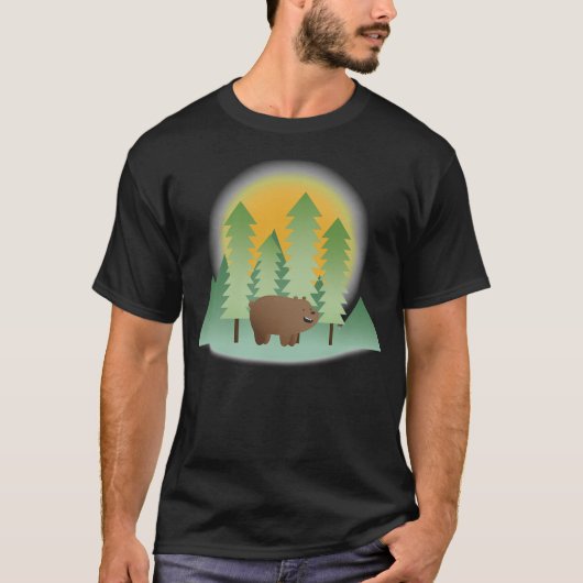 Grizz Pine Trees - We Bare Beren T-shirt (Voorkant)