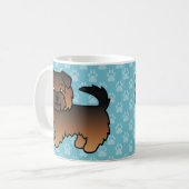 Grizzle Norfolk Terrier Koffiemok (Voorkant links)