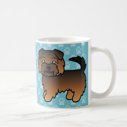 Grizzle Norfolk Terrier Koffiemok (Rechts)