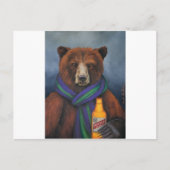 Grizzley draagt briefkaart (Voorkant)